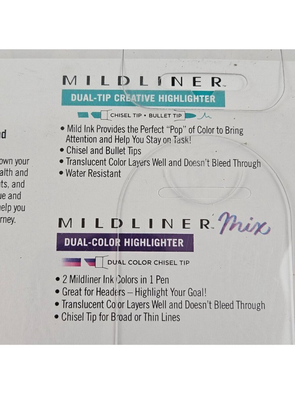 Zebra Goal Planning Set 18 Ct Midliners Sarasa Clip Blen Retractable NIP - Picture 9 of 10